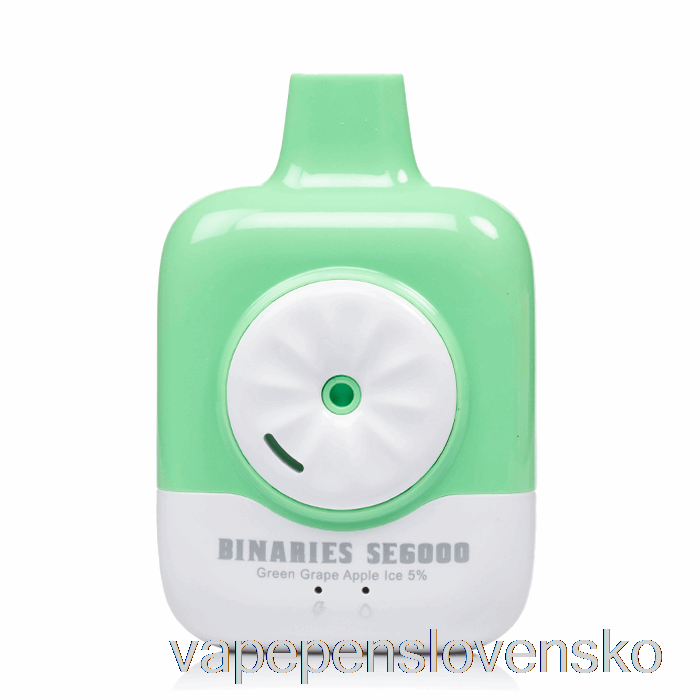 Horizont Binaries Se6000 Jednorazove Zelene Hrozno Jablko Ice Vape Slovensko
